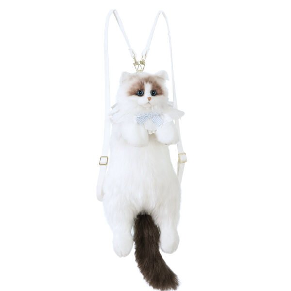 Handmade Realistic Ragdoll Cat Backpack
