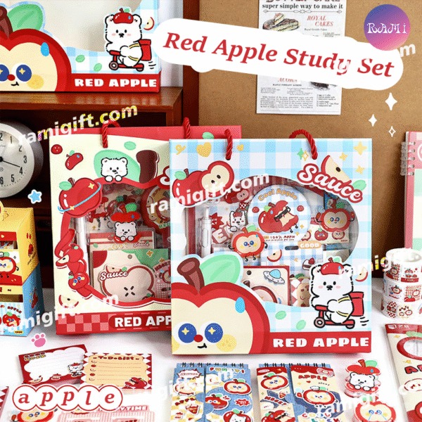 Red Apple Study Set (12 in 1)